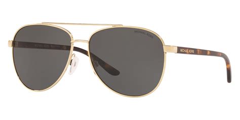 michael kors 101487 zonnebril|Michael Kors Woman Sunglasses Light Gold Frame, Dark Grey .